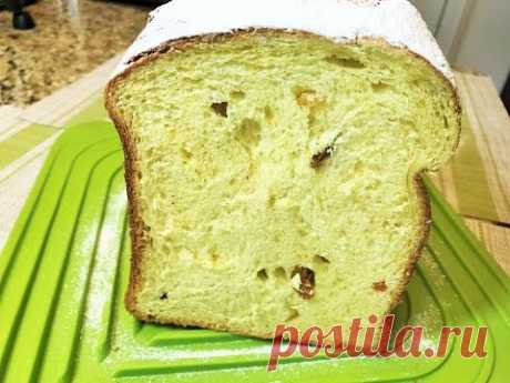 Пасхальный Кулич СОЛНЕЧНОЕ ЧУДО для лентяев  в хлебопечке.  Easter Bread.