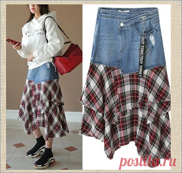 Переделка: фантазии на тему джинсовой юбки - 50 моделей для примера и рассматривания | МНЕ ИНТЕРЕСНО | Яндекс Дзен