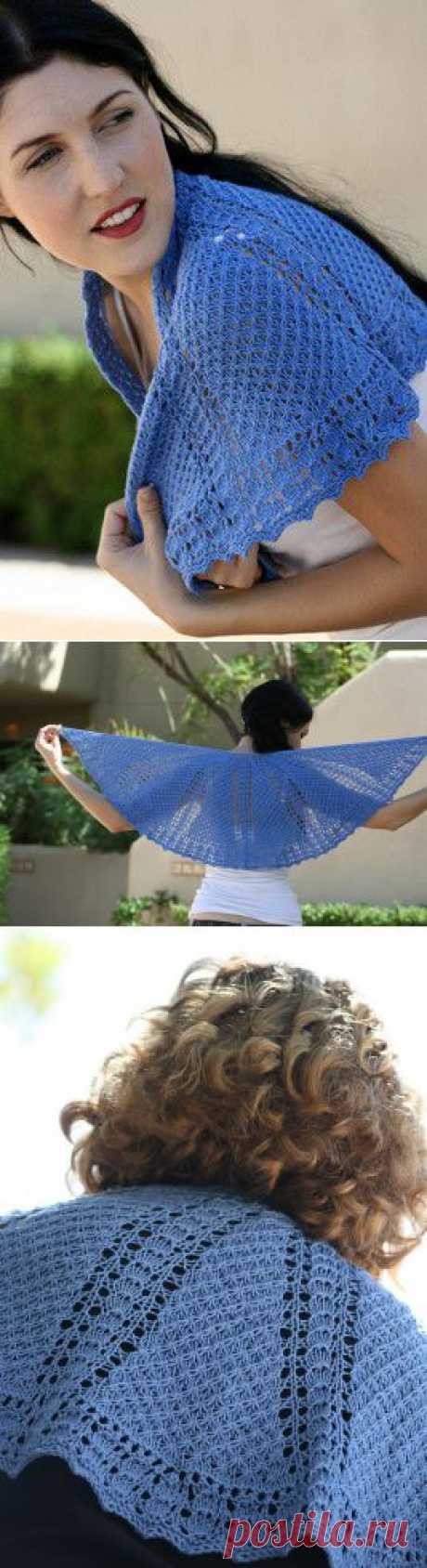 Шаль “Звездопад”.