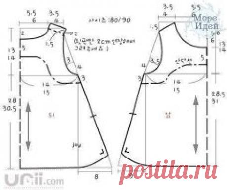 Шьем платья для девочек. Выкройки.