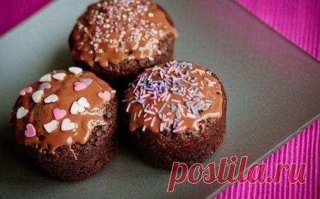 ШОКОЛАДНЫЕ МАФФИНЫ.