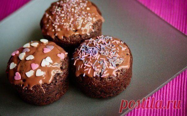 ШОКОЛАДНЫЕ МАФФИНЫ.