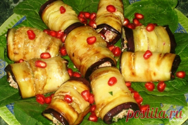 Баклажаны с грецкими орехами - пошаговый рецепт с фото на Повар.ру