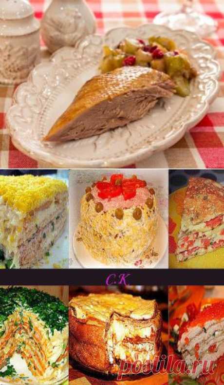 Утка, фаршированная яблоками | Интересные рецепты