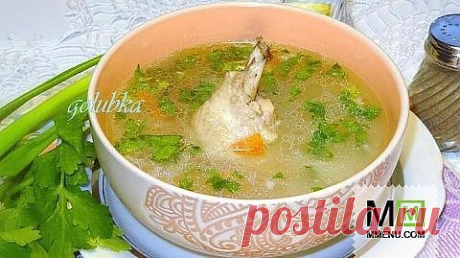 Куринный суп с вермишелью - кулинарный рецепт. Миллион Меню