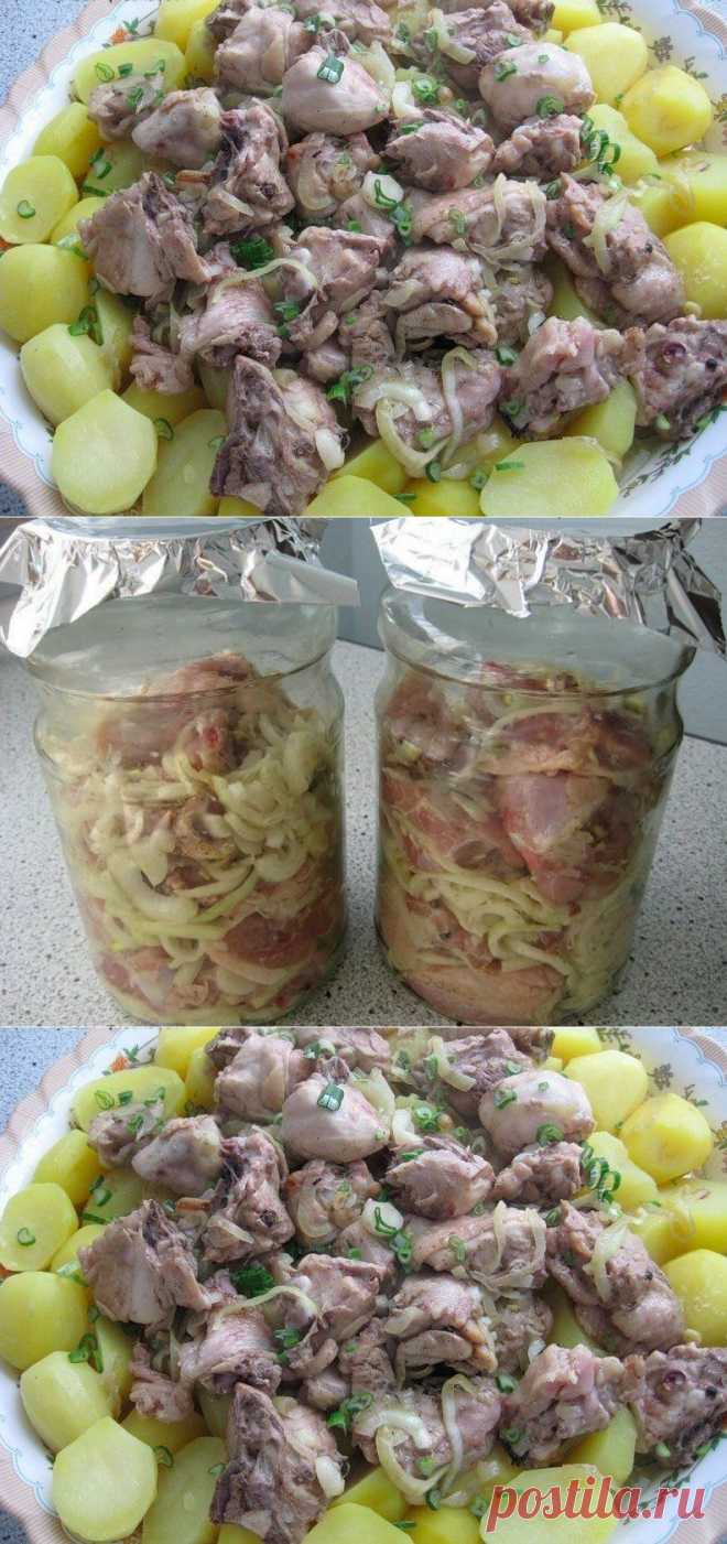 Курочка в банке - Простые рецепты Овкусе.ру
