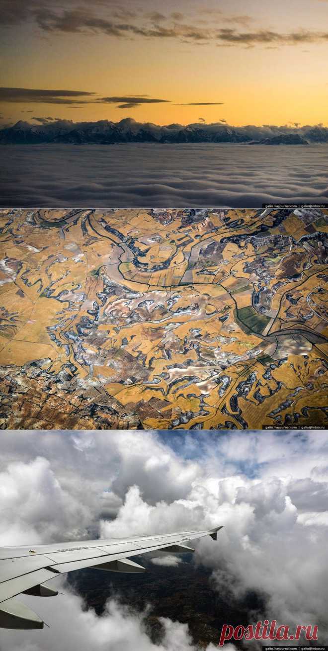 » Земля из окна самолета в 2013 году Это интересно!