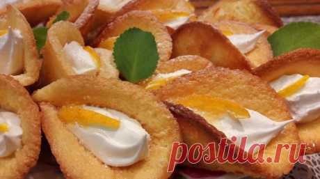 Легкий рецепт красивого печенья: «каллы» с кремом | WebVinegret