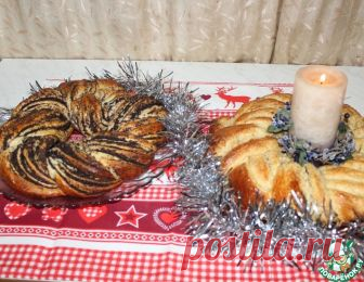 Рождественские калачи с маком и орехами – кулинарный рецепт