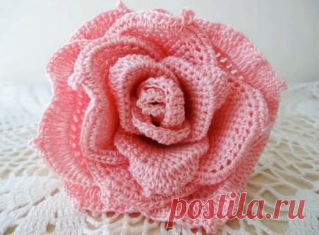 Розочка крючком | razpetelka.ru