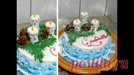 УКРАШЕНИЕ ТОРТА НА РОЖДЕСТВО, НОВЫЙ ГОД от SWEET BEAUTY СЛАДКАЯ КРАСОТА , CAKE DECORATION ТОРТ ОБМАЗАН И УКРАШЕН БЕЛКОВЫМ ЗАВАРНЫМ КРЕМОМ, ВОТ ССЫЛКА НА РЕЦЕПТ: https://youtu.be/3Q6209Pwtqc ТО ЧТО НУЖНО ЗНАТЬ О БЗК: https://youtu.be/dIP0_EY6Se4 РА...