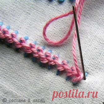 Декор вышивкой, стежки — Сделай сам, идеи для творчества - DIY Ideas
