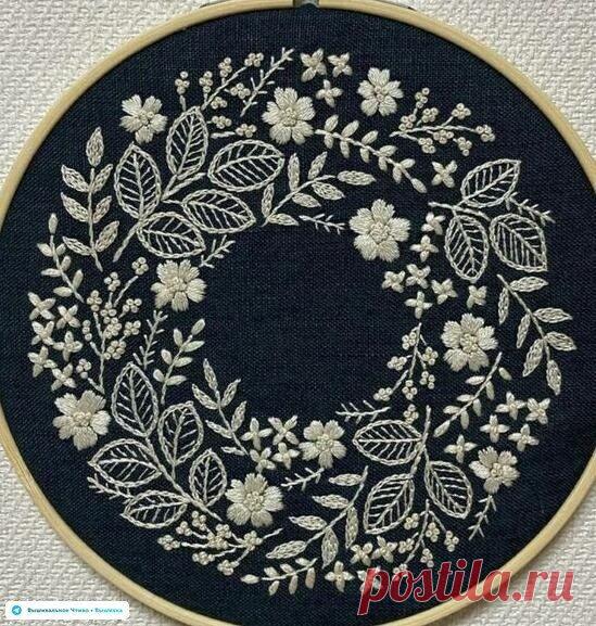 🦋🌶 Эскизы для цветочной вышивки