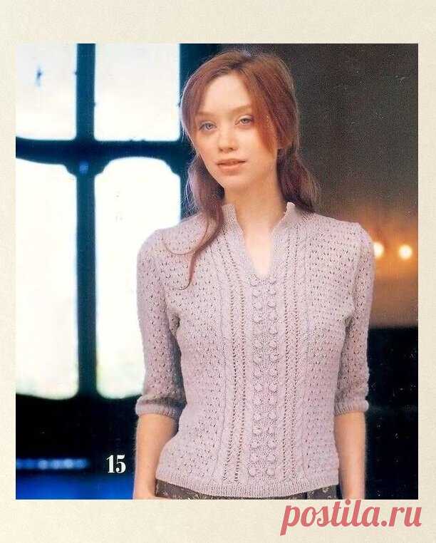 Джемпер из журнала Let's knit series