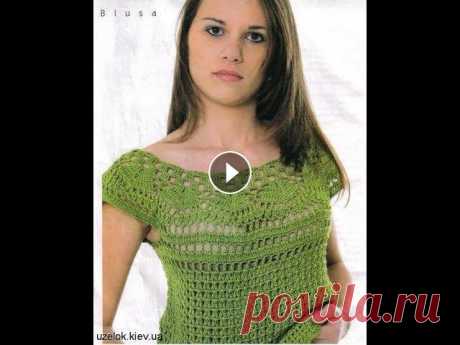 Вязание Крючком - Топы, Майки, Летние Кофточки - 2019 / Knitting Crochet Tops Mikey Summer Blouse Вязание Крючком - Топы, Майки, Летние Кофточки - 2019 / Knitting Crochet Tops Mikey Summer Blouse...