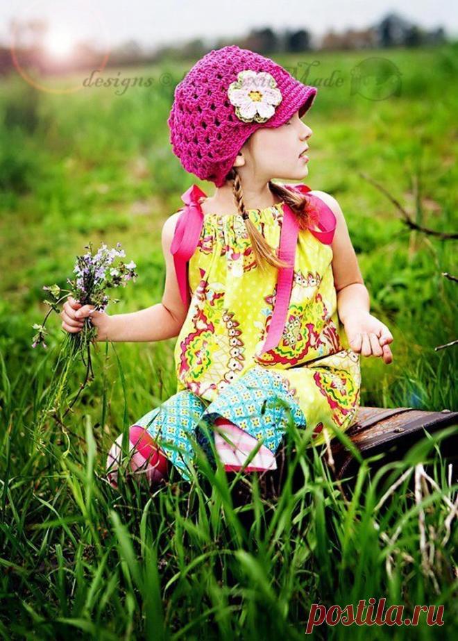 Очаровательные детки и замечательные идеи для вязания детских шапочек