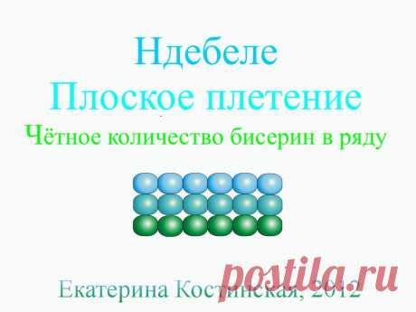 Мастер-класс - Бисерная техника ндебеле. Три мульт-мастер-класса разом