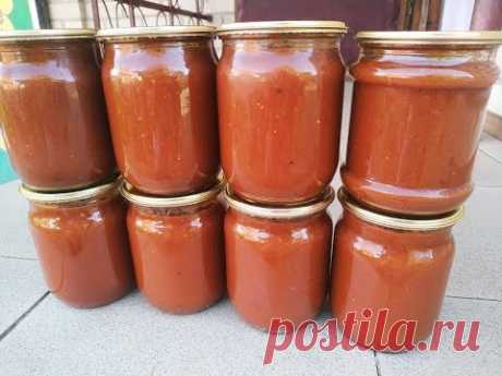 Кетчуп, как магазинный. А я и не верила, пока не проверила))))По домашнему вкусный рецепт.