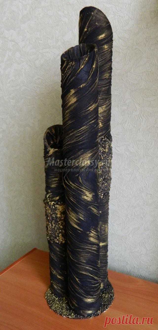 Вазы из остатков стройматериалов