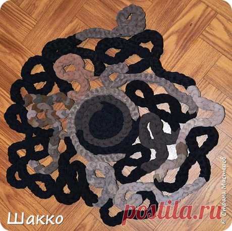 Коврик - утилизация колготок МК | Страна Мастеров