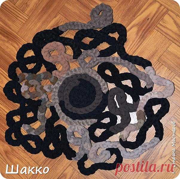 Коврик - утилизация колготок МК | Страна Мастеров