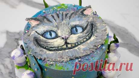Барельеф на торте. 🐱"Чеширский кот"🍄 - Я - ТОРТодел! Барельефом называют объемный рельеф на поверхности стены – орнамент или рисунок, который выступает над плоскостью. С помощью картинки, крема и пленки можно с...