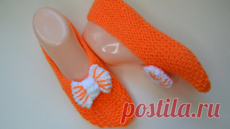 Очень простые и красивые следки двумя спицами | Knit.Tasha | Дзен