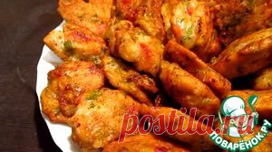Мясо в овощном кляре - кулинарный рецепт