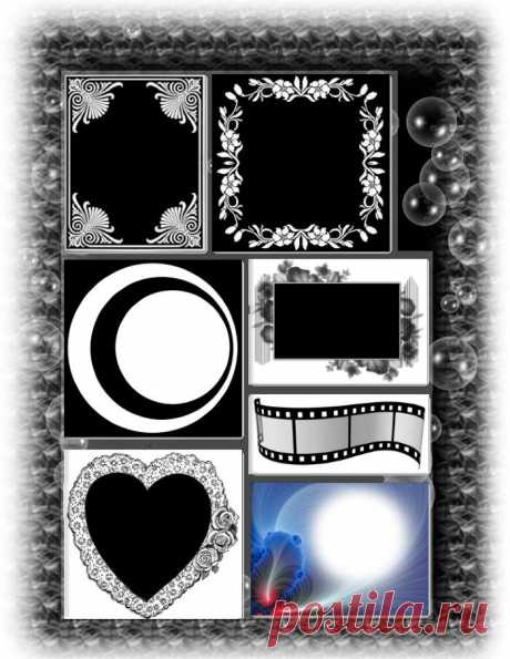 Маски Photoshop - рамки с орнаментом