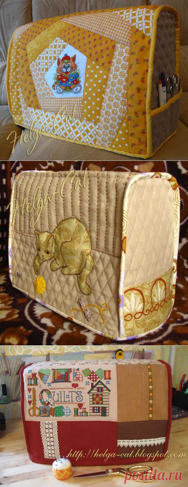 Домик вышивающей кошки: Чехол для швейной машины - как его сшить