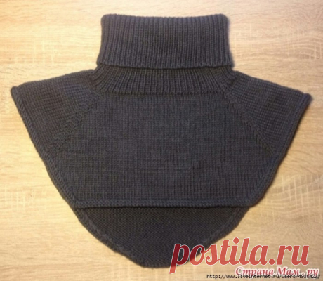 Мужская манишка (Вязание спицами) — Журнал Вдохновение Рукодельницы