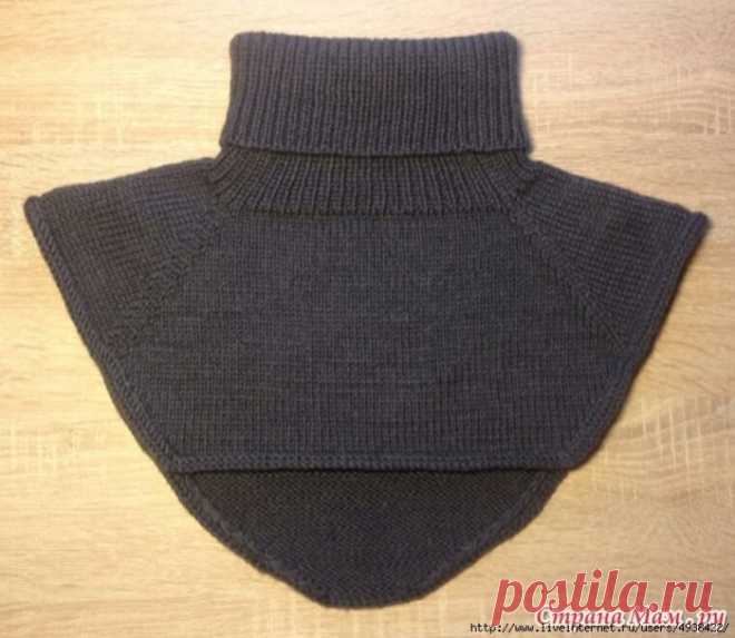 Мужская манишка (Вязание спицами) — Журнал Вдохновение Рукодельницы