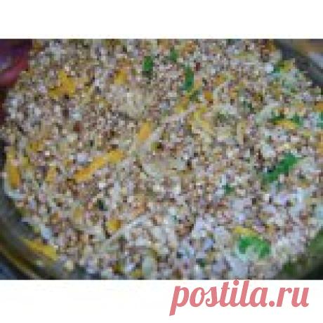 Гречневая каша с луком Кулинарный рецепт