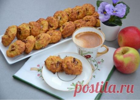 ​Овсяное печенье с яблоком и морковью