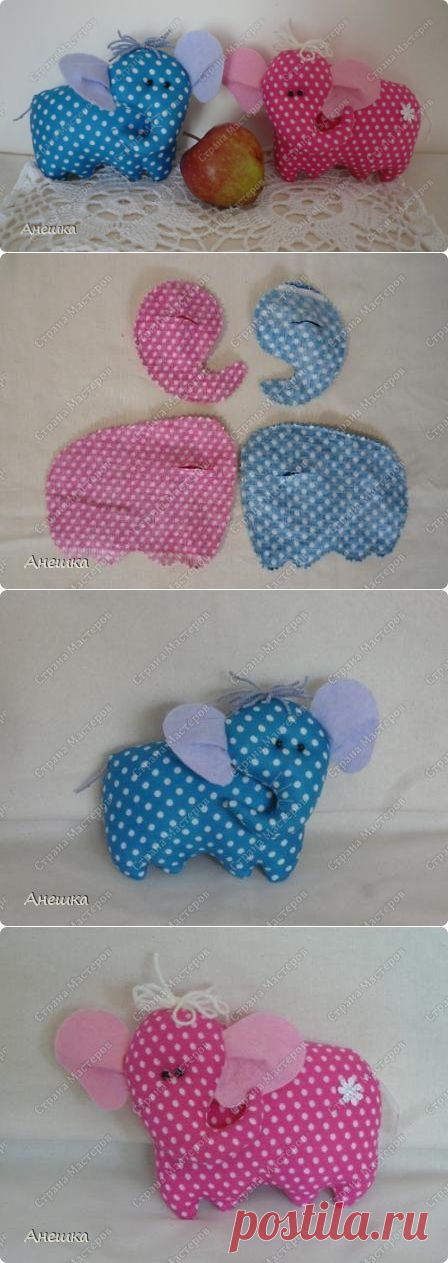 Слоники-примитивы | Сделай сам!