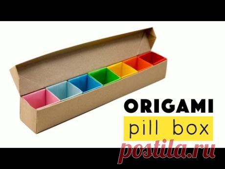 Origami Pill Box / Organizer Tutorial