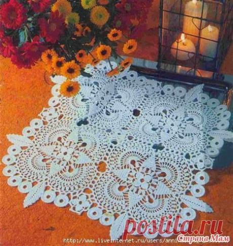. Подборка красивых салфеточек № 2 - Все в ажуре... (вязание крючком) - Страна Мам