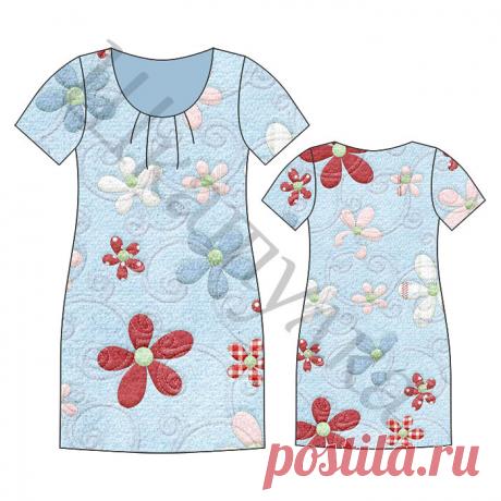 Выкройка ночной сорочки | Шкатулка