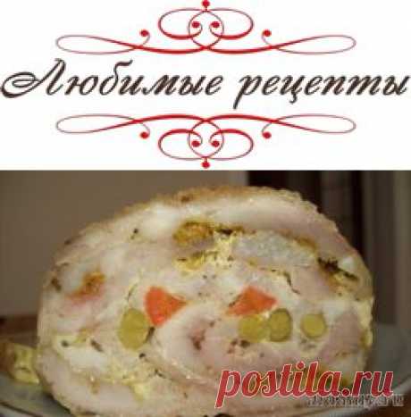 Рулет с курицей, сыром и фисташками &amp;raquo; Любимые рецепты