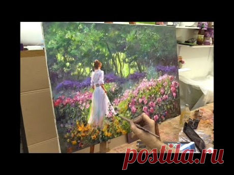 Урок живописи маслом. Мастер-класс по работе Ричарда Джонсона. Oil painting .