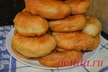 Пышные пирожки на кефире