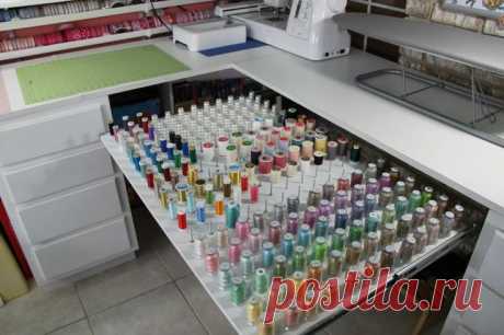 Стенд для ниток из металлической сетки – Ярмарка Мастеров