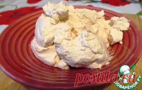 творожная масса из ряженки.