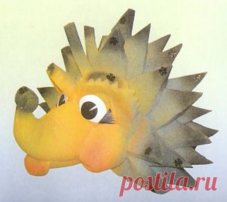 Маски из поролона - Ежик