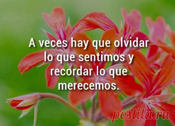 Иногда нужно забыть о том, что ты чувствуешь  / Изучаем Испанский