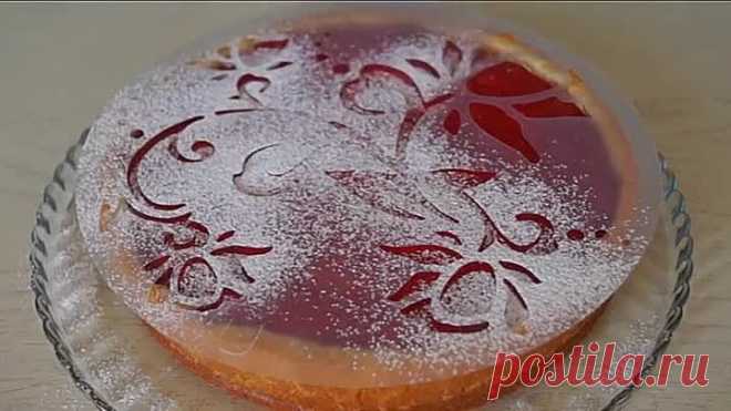 Песочный пирог с ягодами