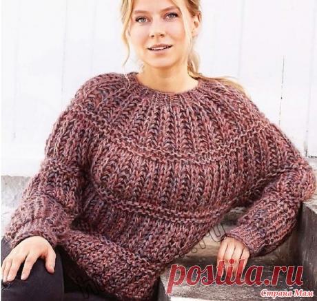 Джемпер Tundra Twilight. Спицы. - ВЯЗАНАЯ МОДА+ ДЛЯ НЕМОДЕЛЬНЫХ ДАМ - Страна Мам