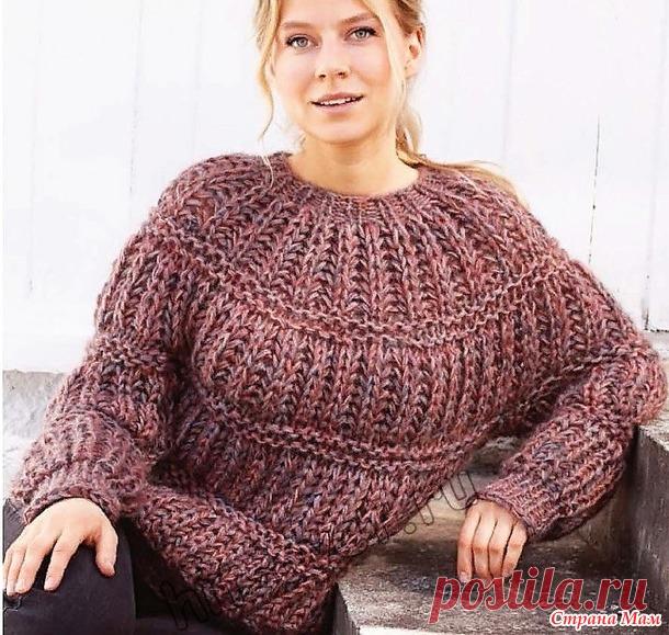 Джемпер Tundra Twilight. Спицы. - ВЯЗАНАЯ МОДА+ ДЛЯ НЕМОДЕЛЬНЫХ ДАМ - Страна Мам