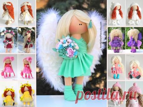 Textile Handmade Doll Fabric Soft Doll Cloth Tilda Doll Rag | Etsy Hello dear visitors,  This is handmade fabric doll created by Master Olga P (Kazan, Russia). All dolls on the photo are made by artist Olga P. You can find them in our shop by search by artist name Olga P  Doll is 30 cm (11.8 inch) tall and made of only quality materials.  This doll is made TO