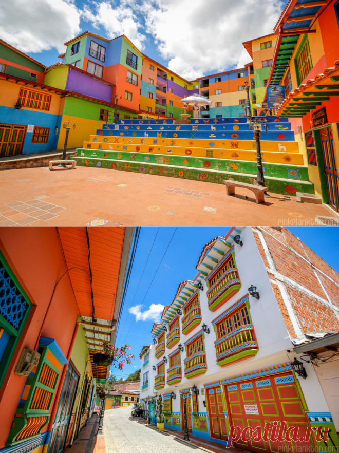 Путешественница обнаружила самый красочный город в мире